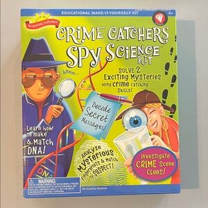 Crime Catchers Spy Science Kit - New
